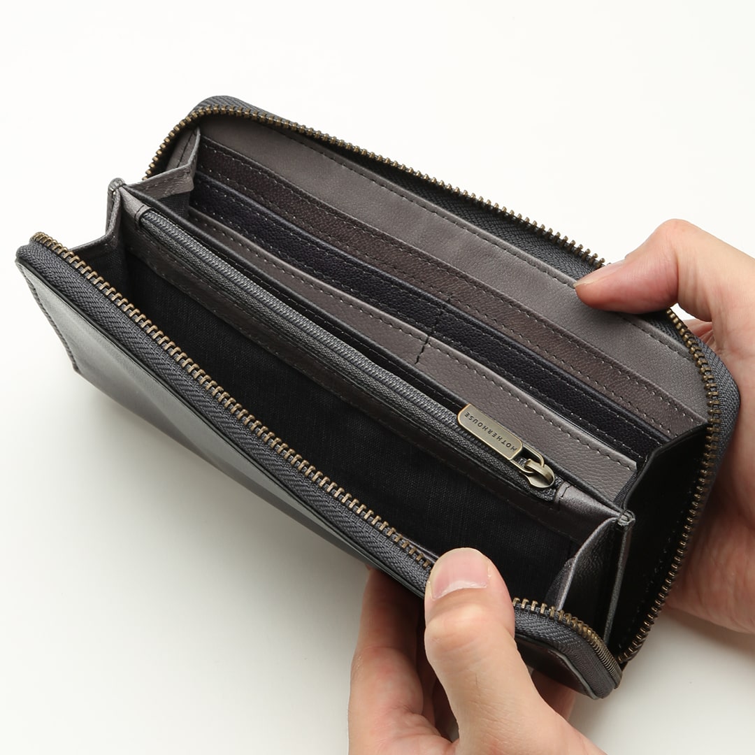 Irodori Round Long Wallet