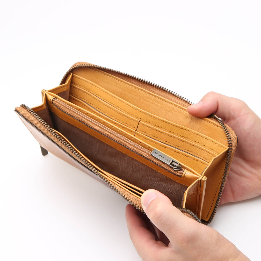 Irodori Round Long Wallet