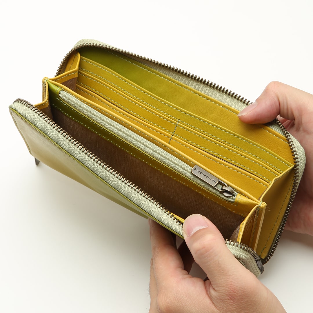 Irodori Round Long Wallet