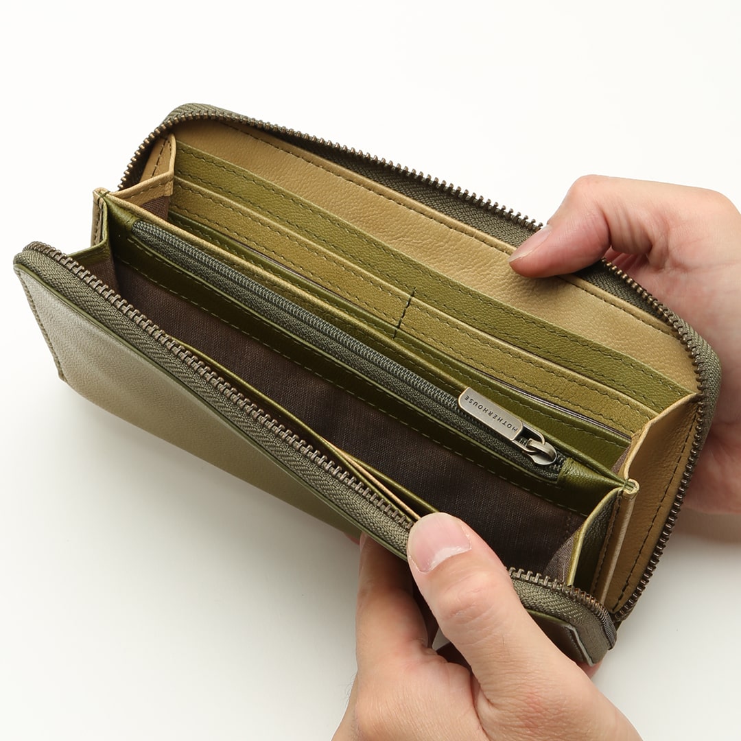 Irodori Round Long Wallet