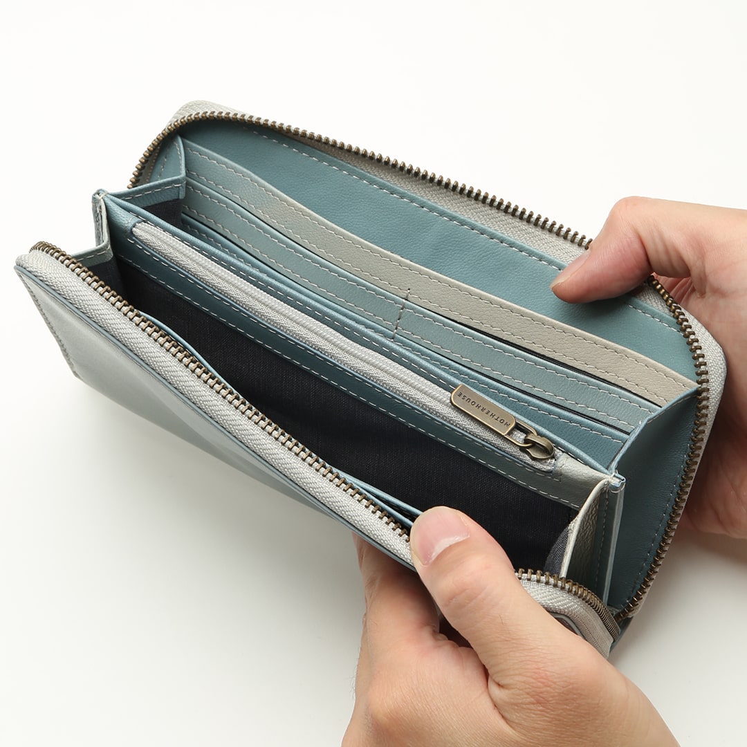 Irodori Round Long Wallet