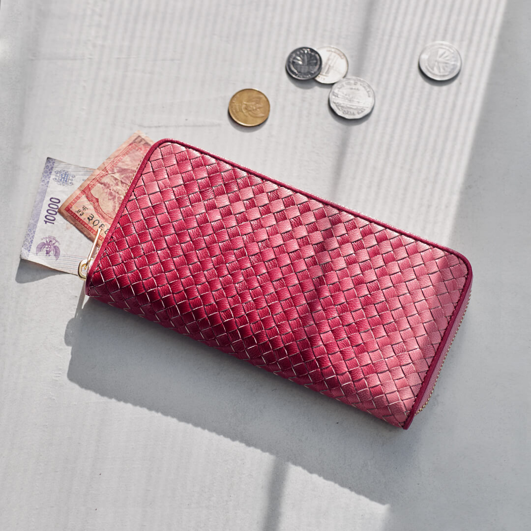 Irodori Mesh Round Long Wallet｜イロドリ メッシュ ラウンド ロング