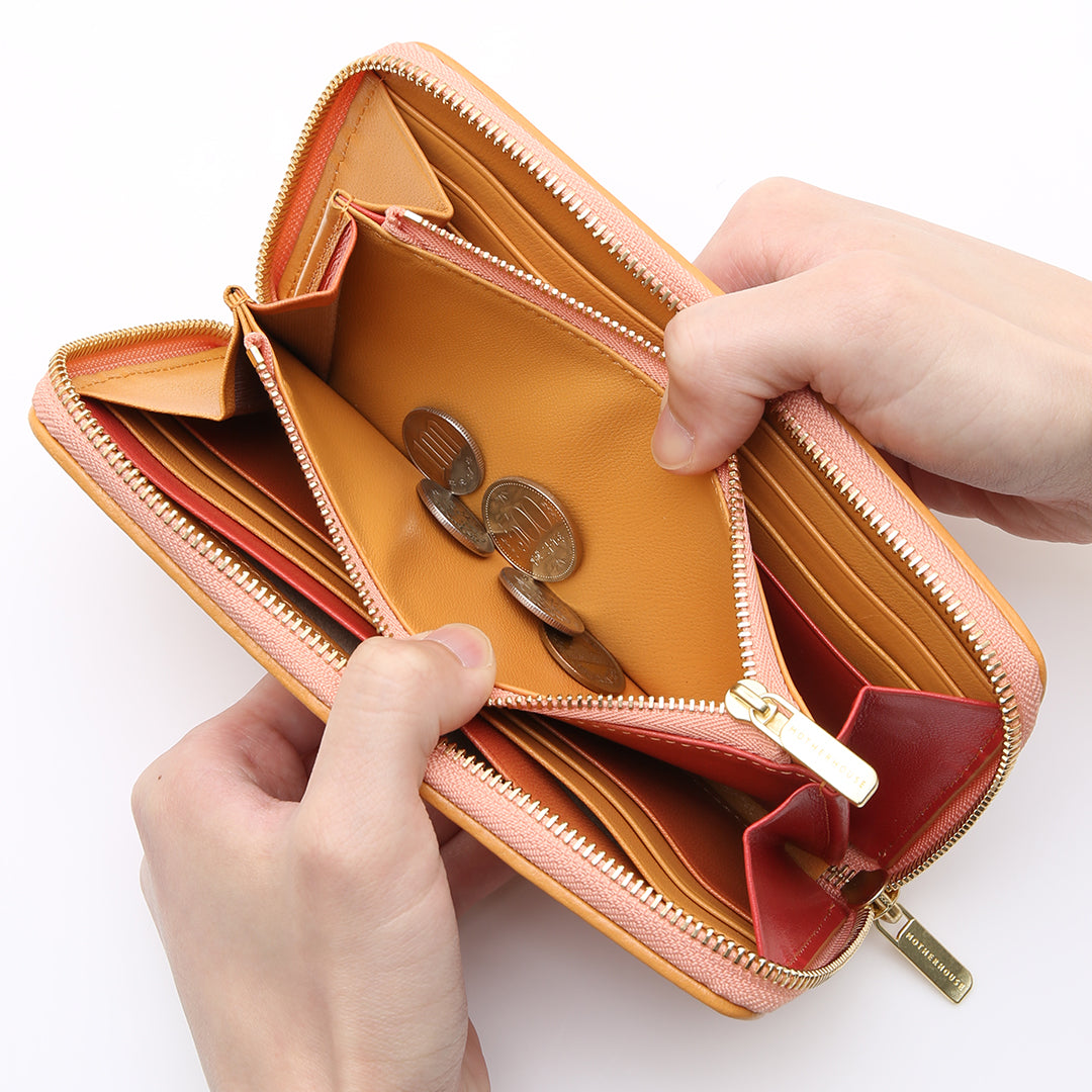 Irodori Mesh Round Long Wallet