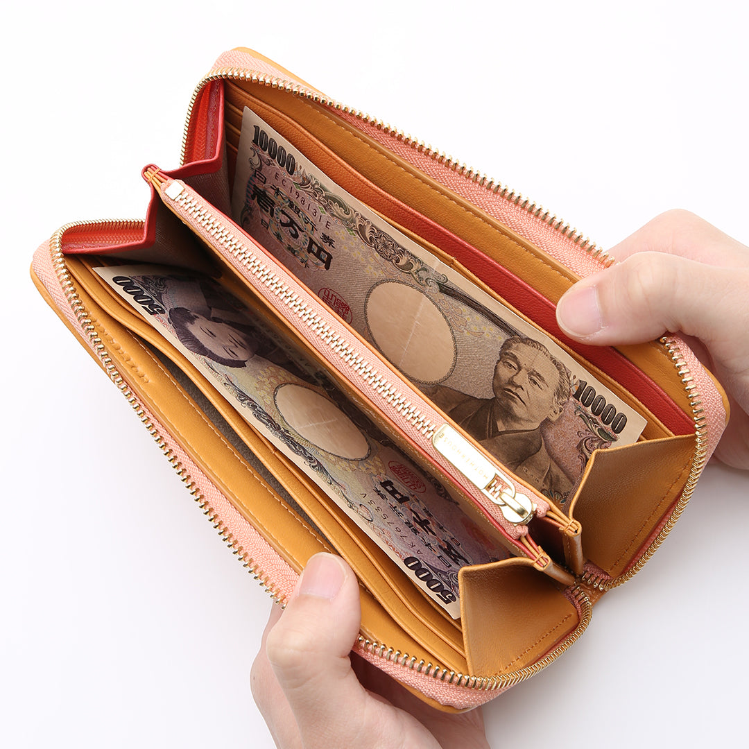 Irodori Mesh Round Long Wallet