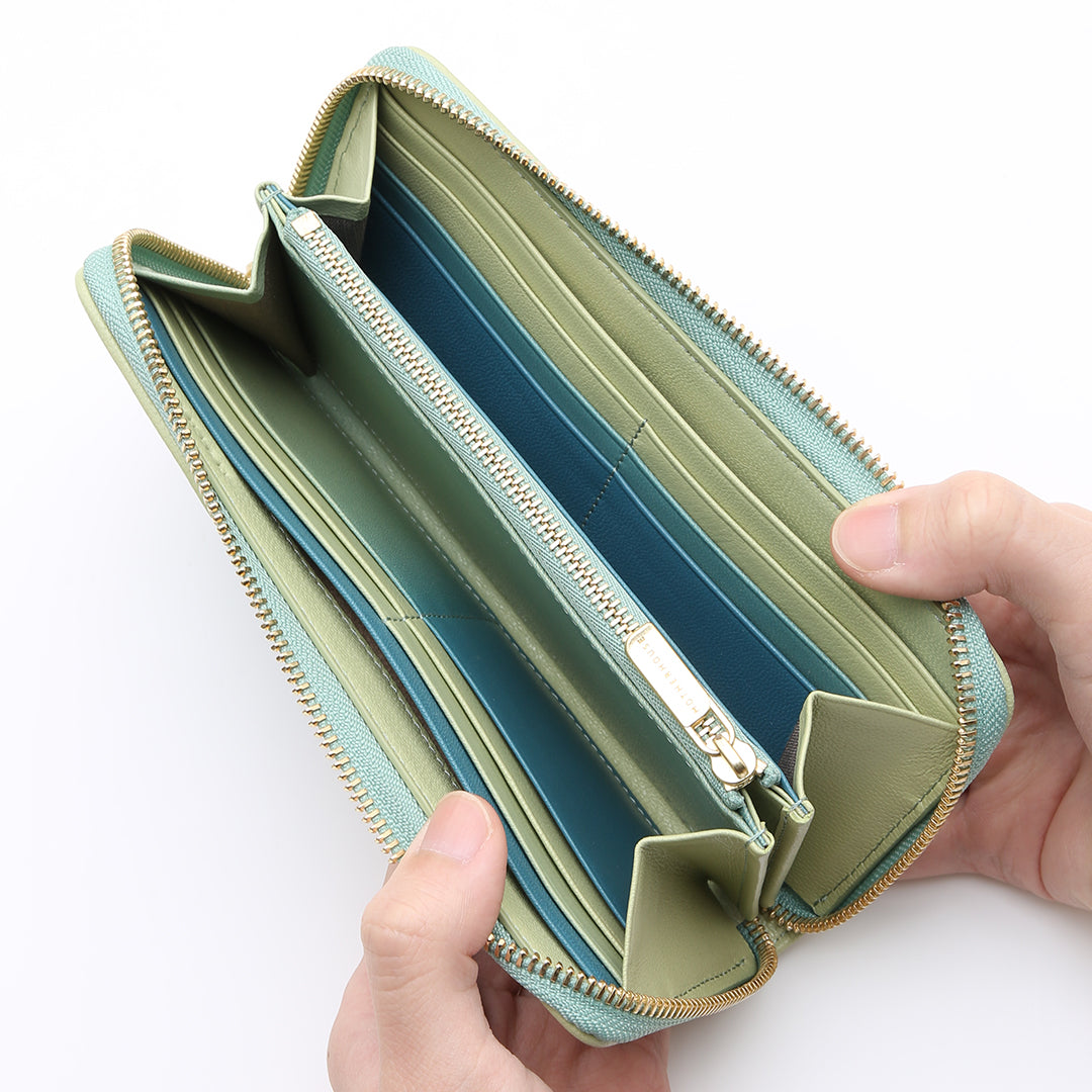 Irodori Mesh Round Long Wallet