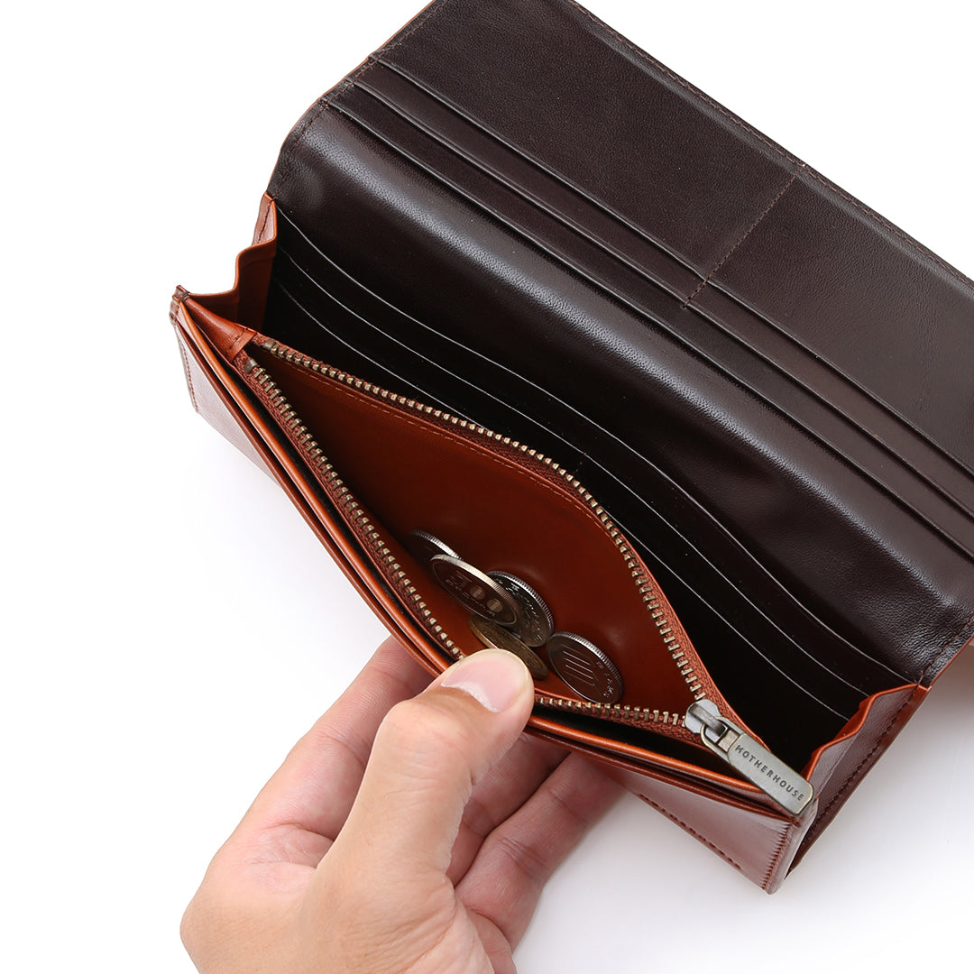 Bi-color Antique Long Wallet