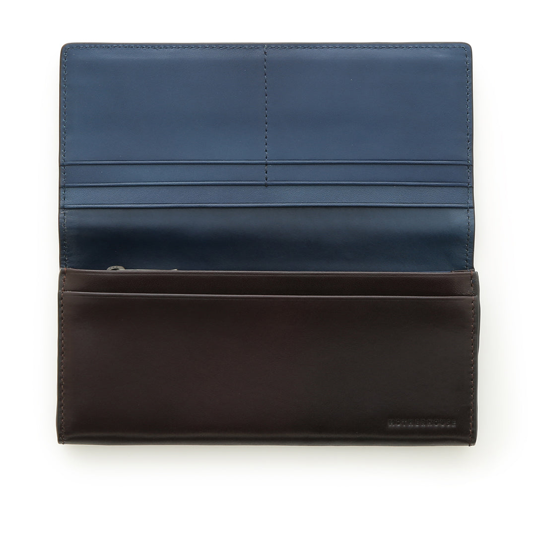 Bi-color Antique Long Wallet