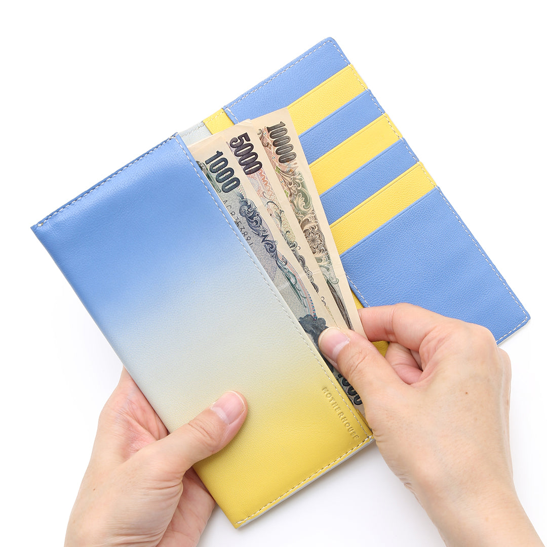 Irodori Tri-color Long Wallet