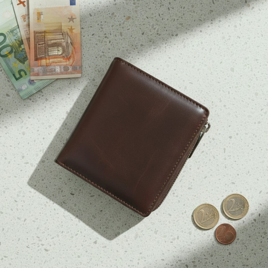 Antique Zip Mini Wallet