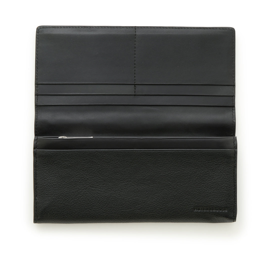 Dual Leather Long Wallet