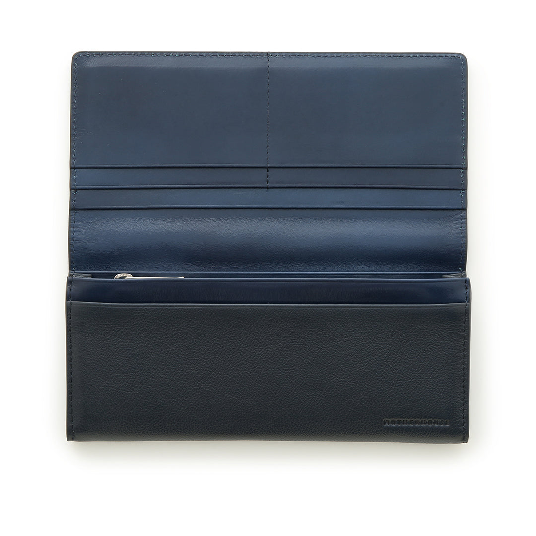 Dual Leather Long Wallet