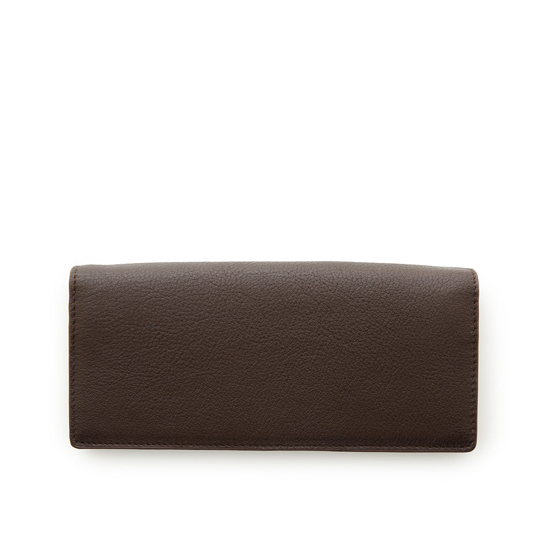 Dual Leather Long Wallet