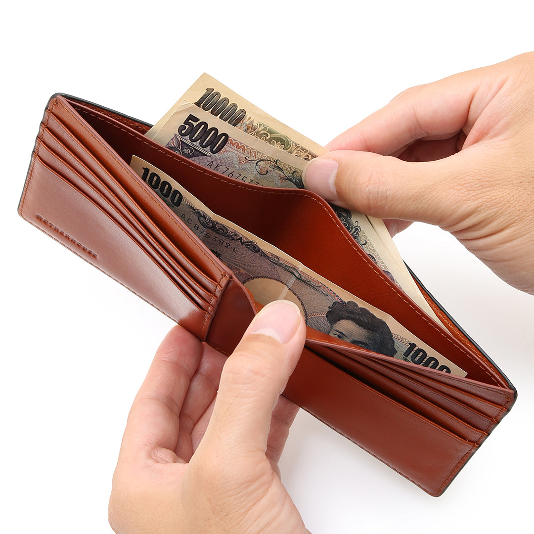 Bi-color Antique Slim Wallet
