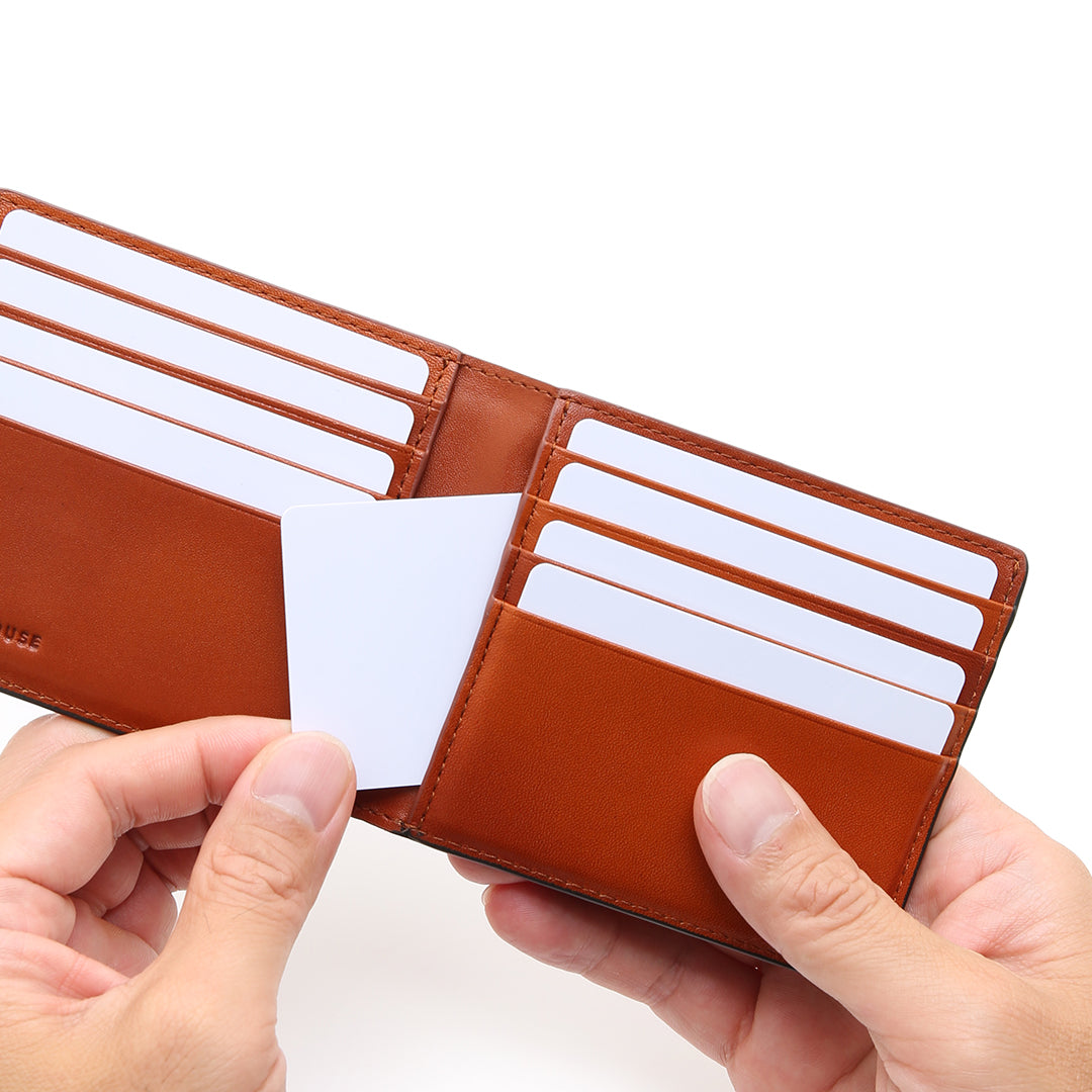 Bi-color Antique Slim Wallet