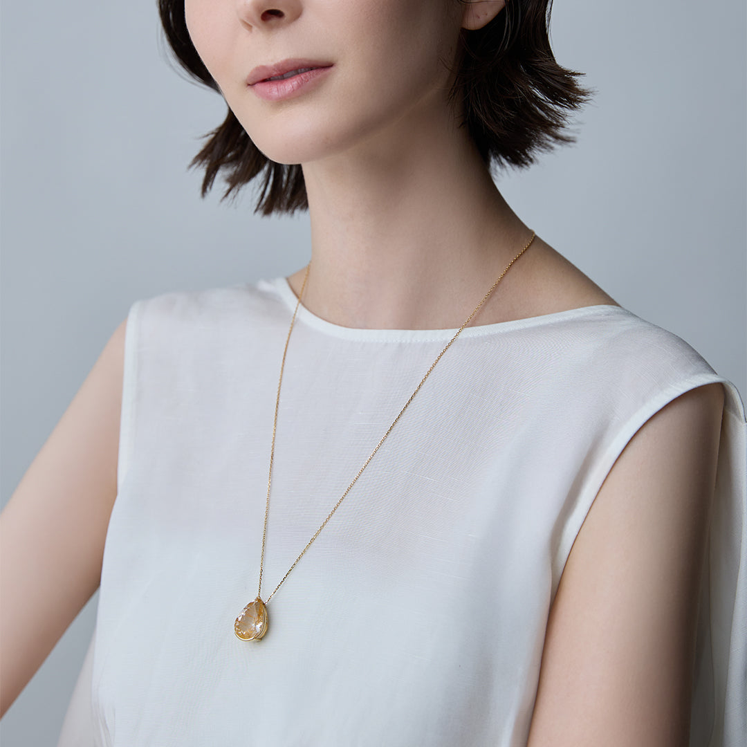 Limonite in Topaz ネックレス