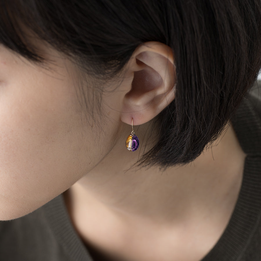 Day and Night(Shizuku) Pierced Earrings