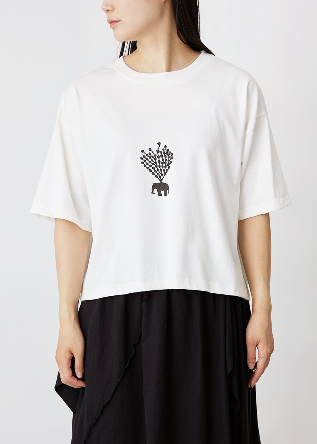 Block Print Tshirt (elephant)