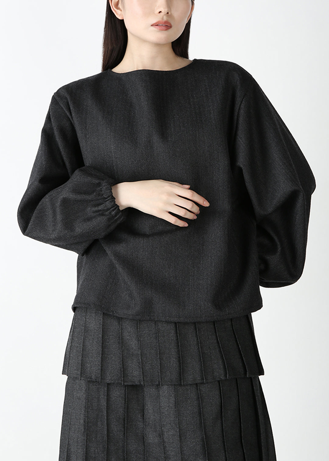 Kaname Balloon sleeve Tops wool