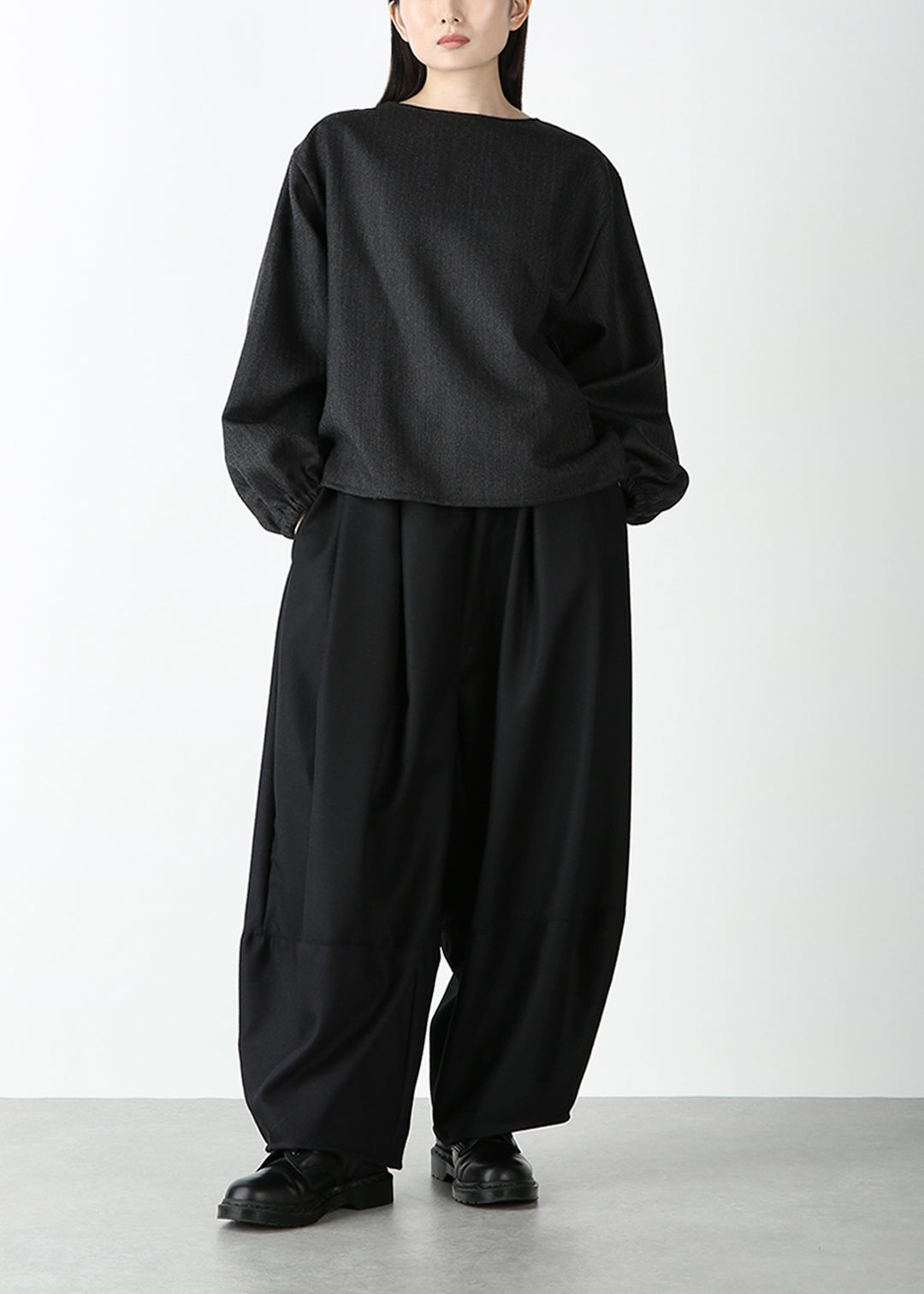 Kaname Balloon sleeve Tops wool