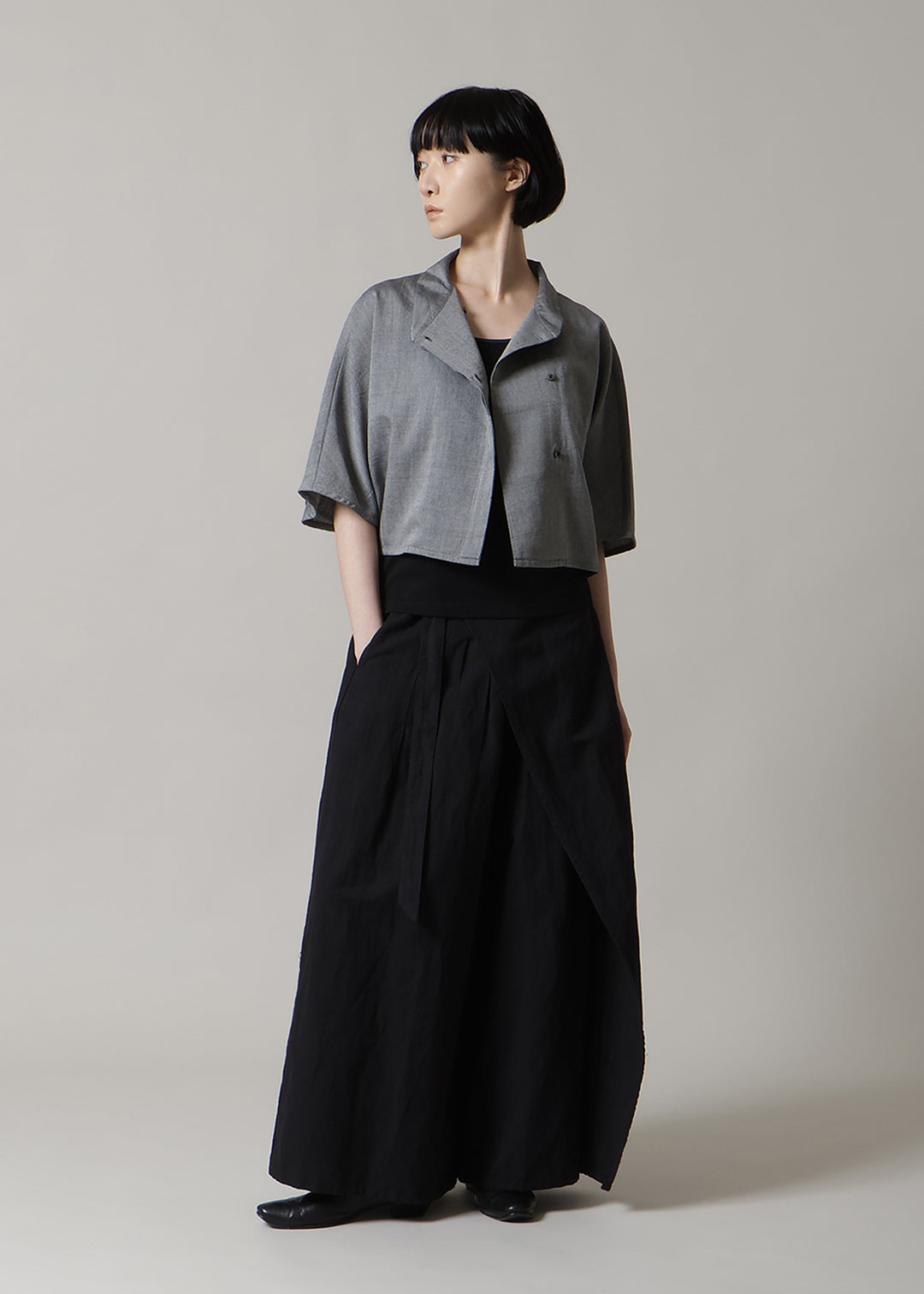 Hiyaku Bolero Shirt 150tw Khadi