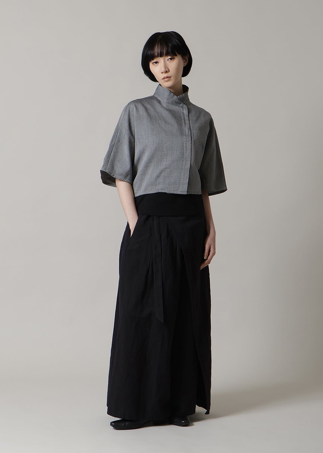 Hiyaku Bolero Shirt 150tw Khadi