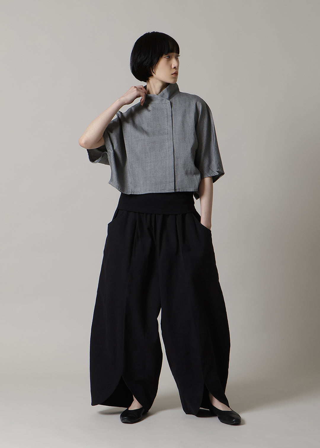 Hiyaku Bolero Shirt 150tw Khadi