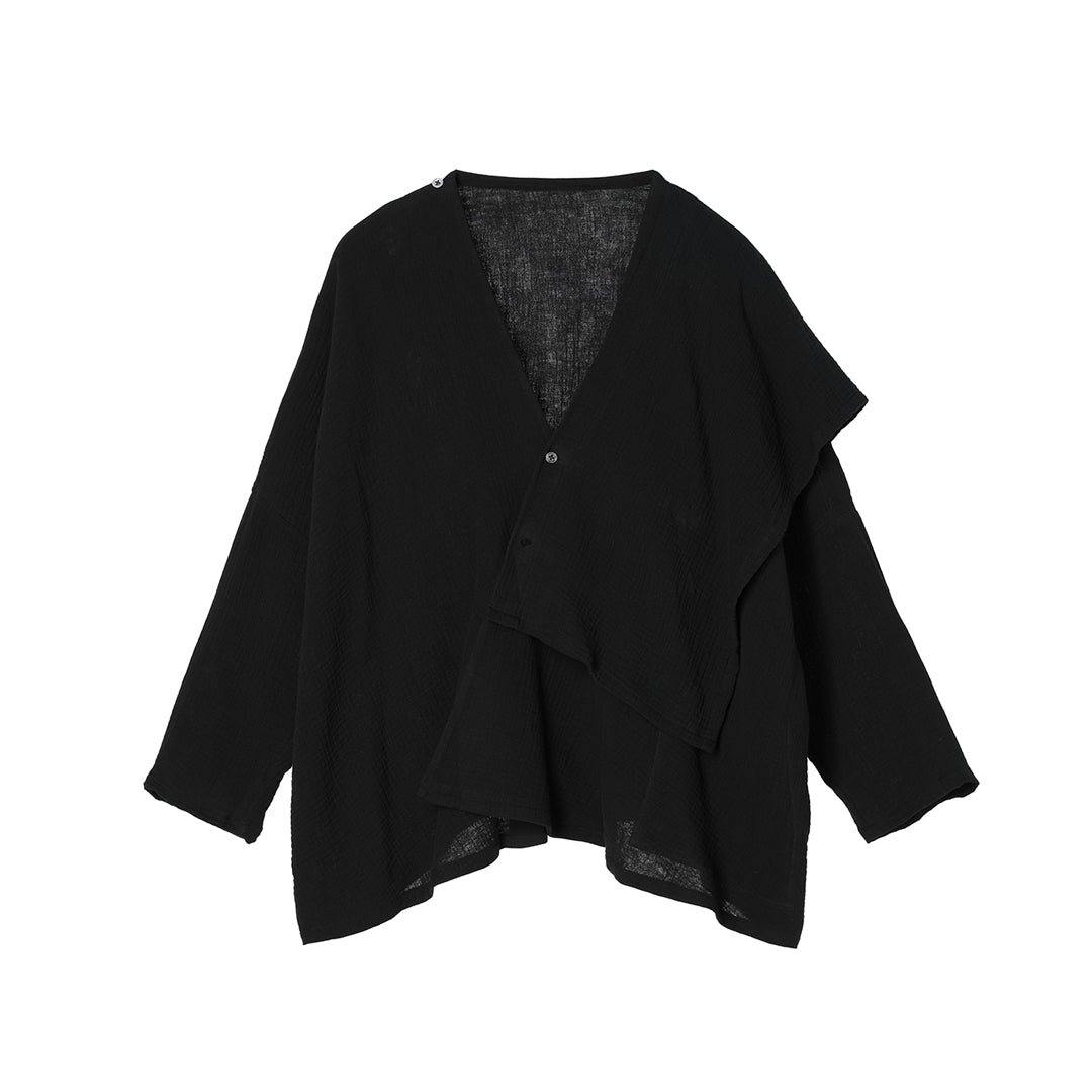 Yuragi Stole Cardigan Cotton Gauze