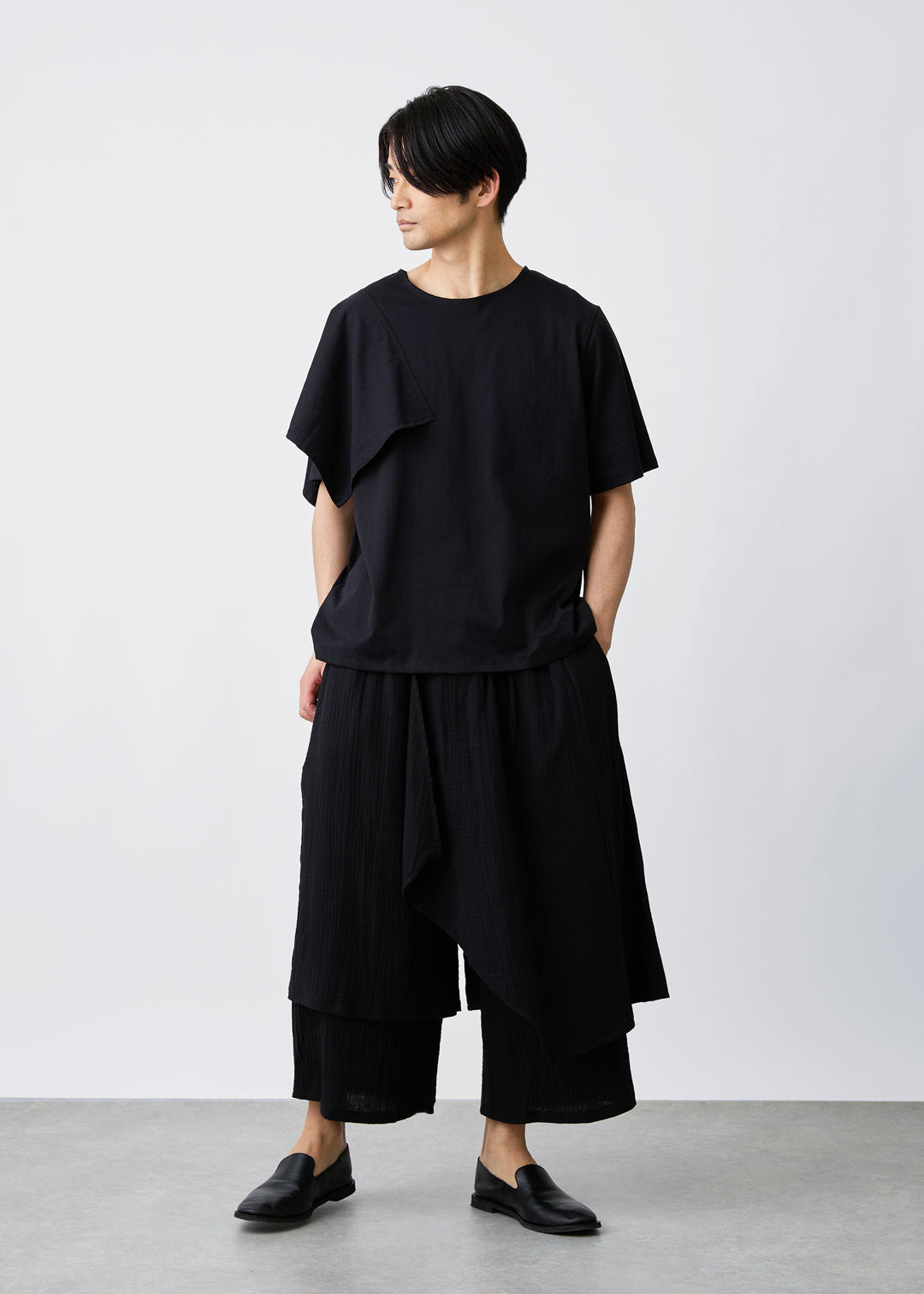 Yuragi Scarf T-shirt Organic Cotton