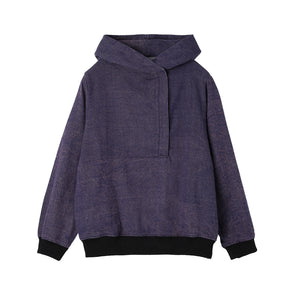 カナメ フーディトップス ウォッシュドデニム