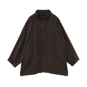 マトウ スタンドカラージャケット 8wコーデュロイ