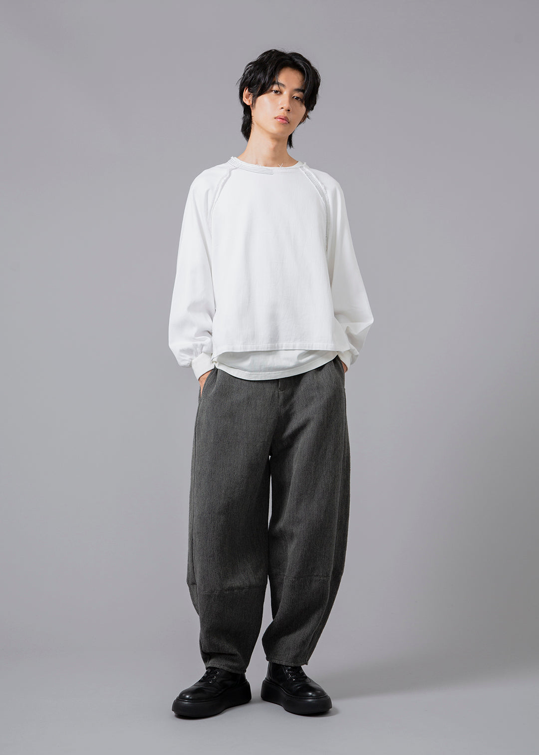 Kaname Slim Balloon PT Wool Khadi