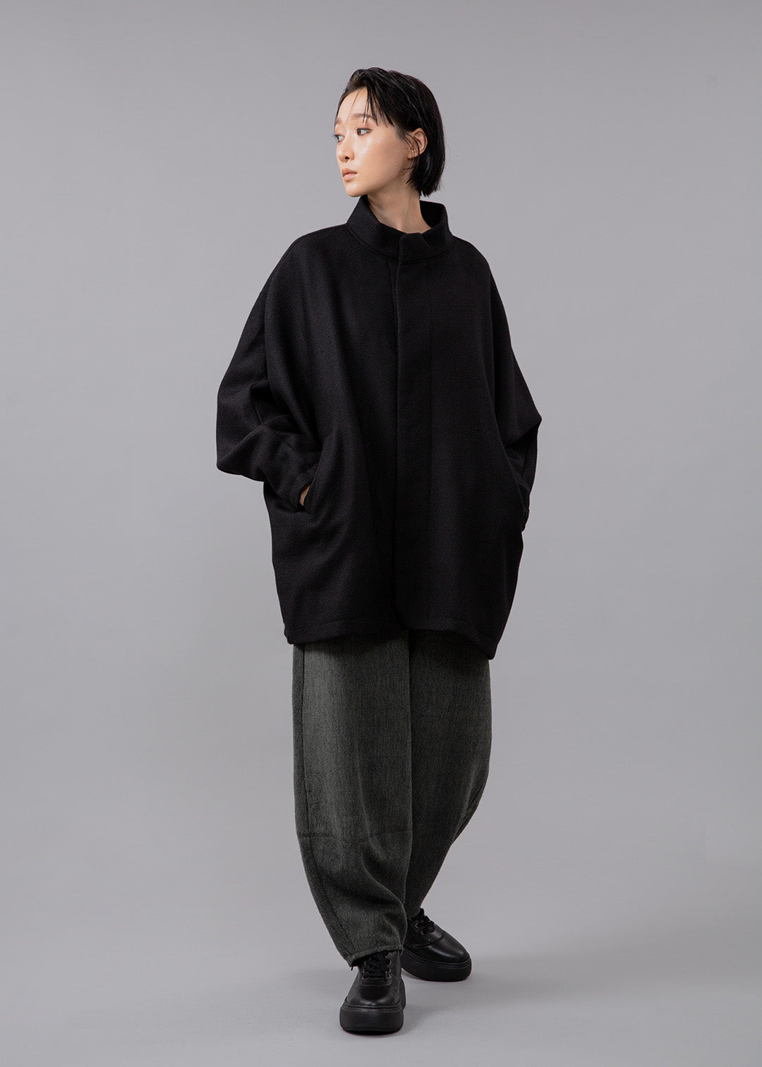 Matou Stand Collar Jacket Modura