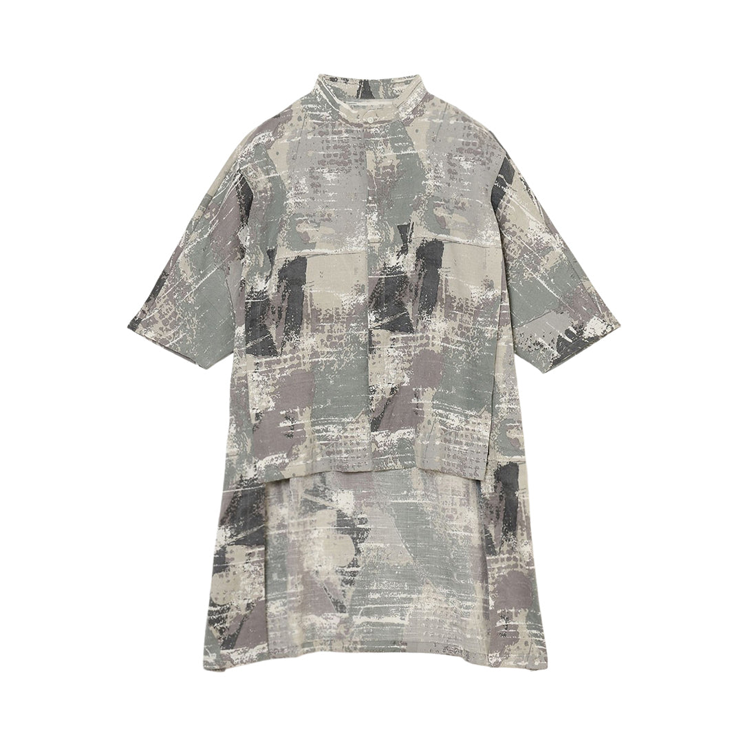 Nomad Shirt Printed Wool Khadi