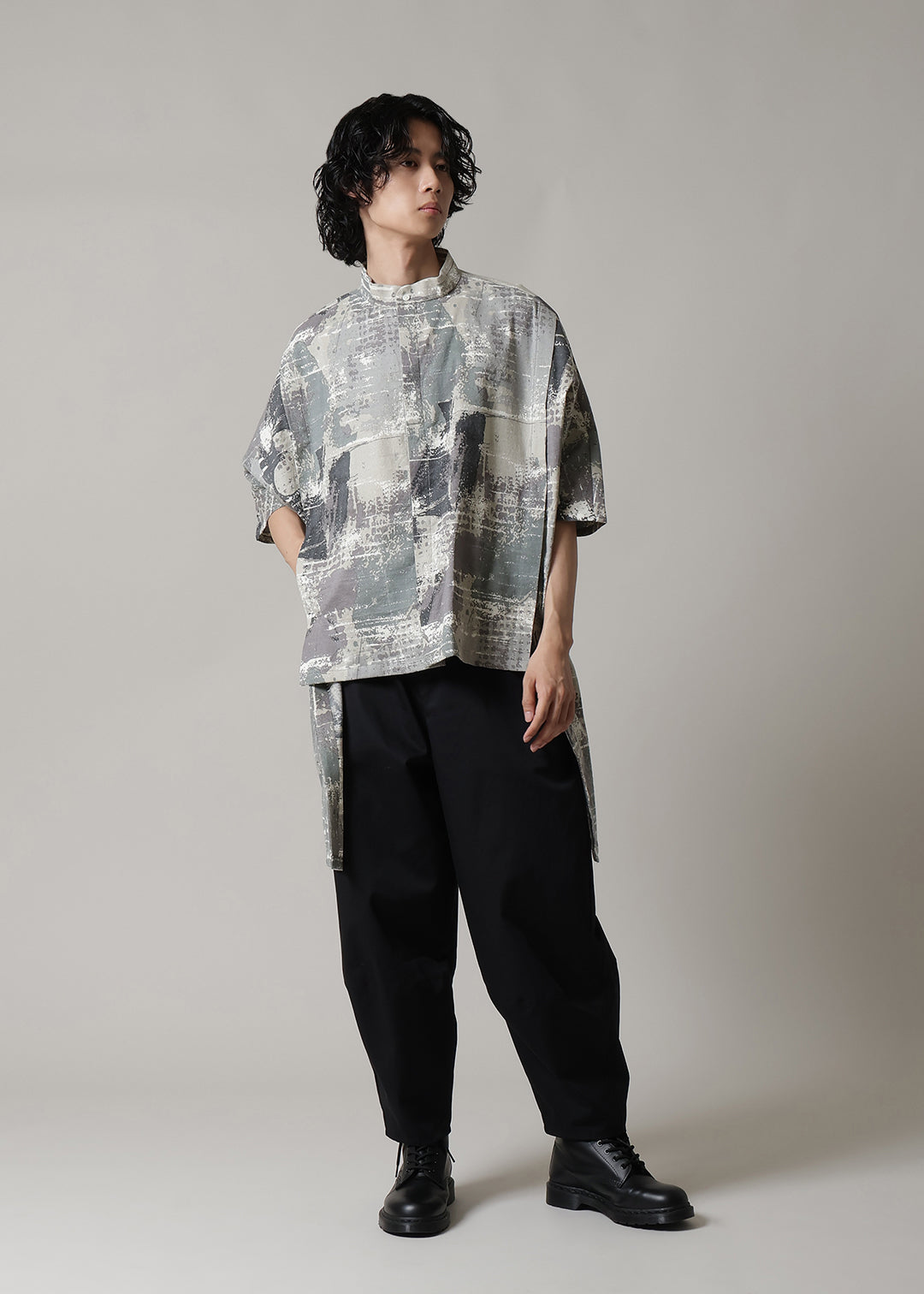 Nomad Shirt Printed Wool Khadi