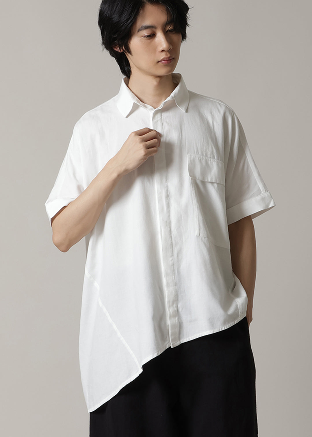Asymme Side Long SH 150tw Khadi – マザーハウス 公式サイト