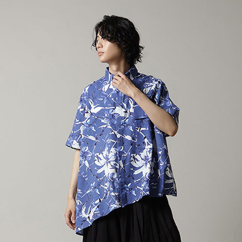 Asymme Side Long SH Printed Khadi – マザーハウス 公式サイト