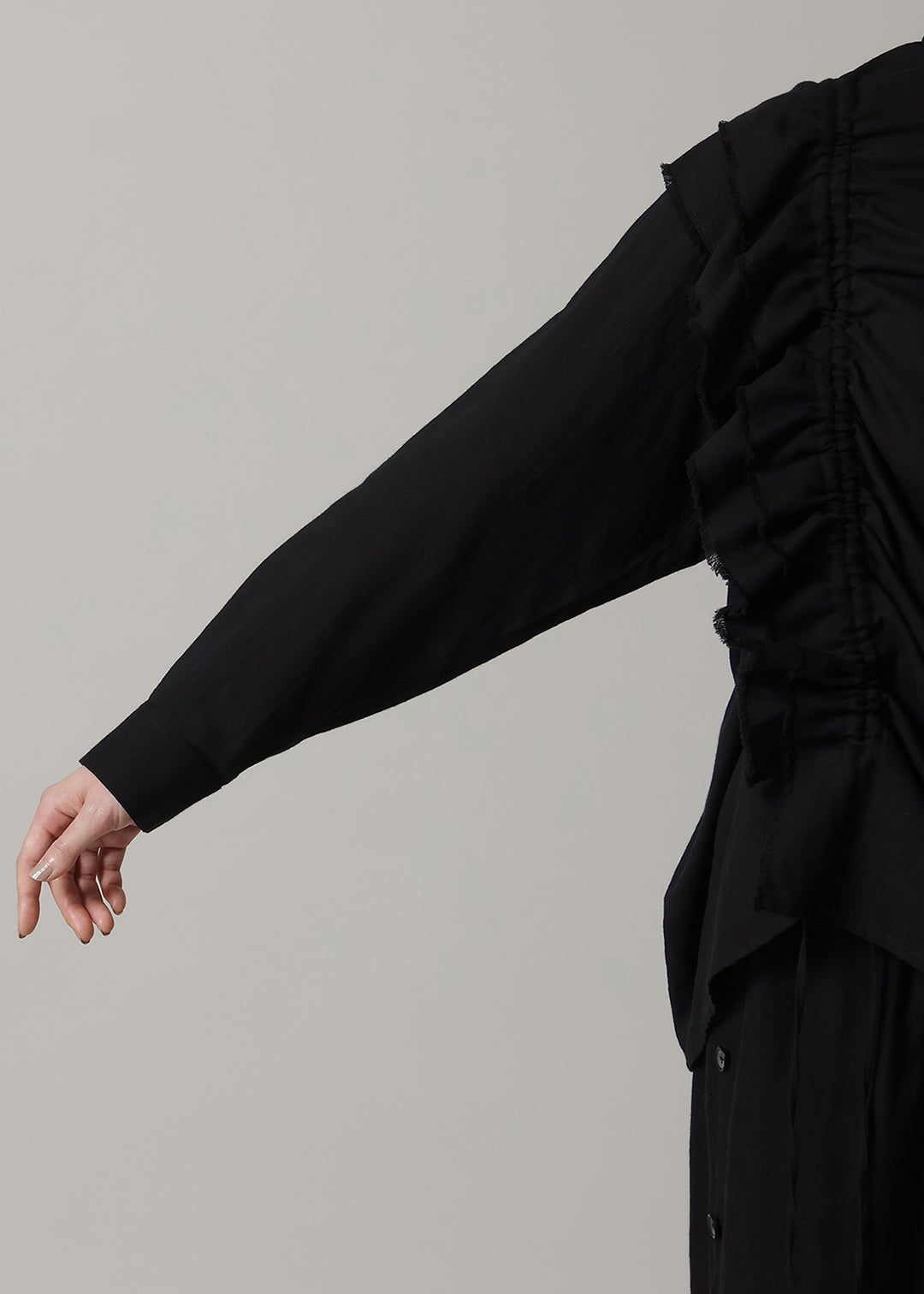 Rhythm Gather Frill SH 150tw Khadi