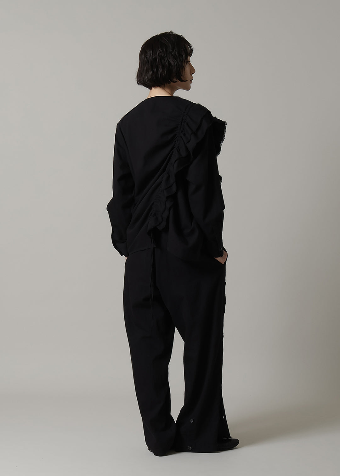 Rhythm Gather Frill SH 150tw Khadi