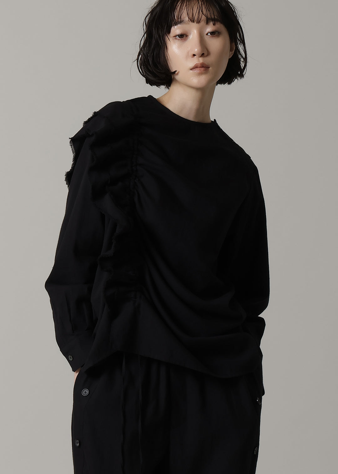 Rhythm Gather Frill SH 150tw Khadi