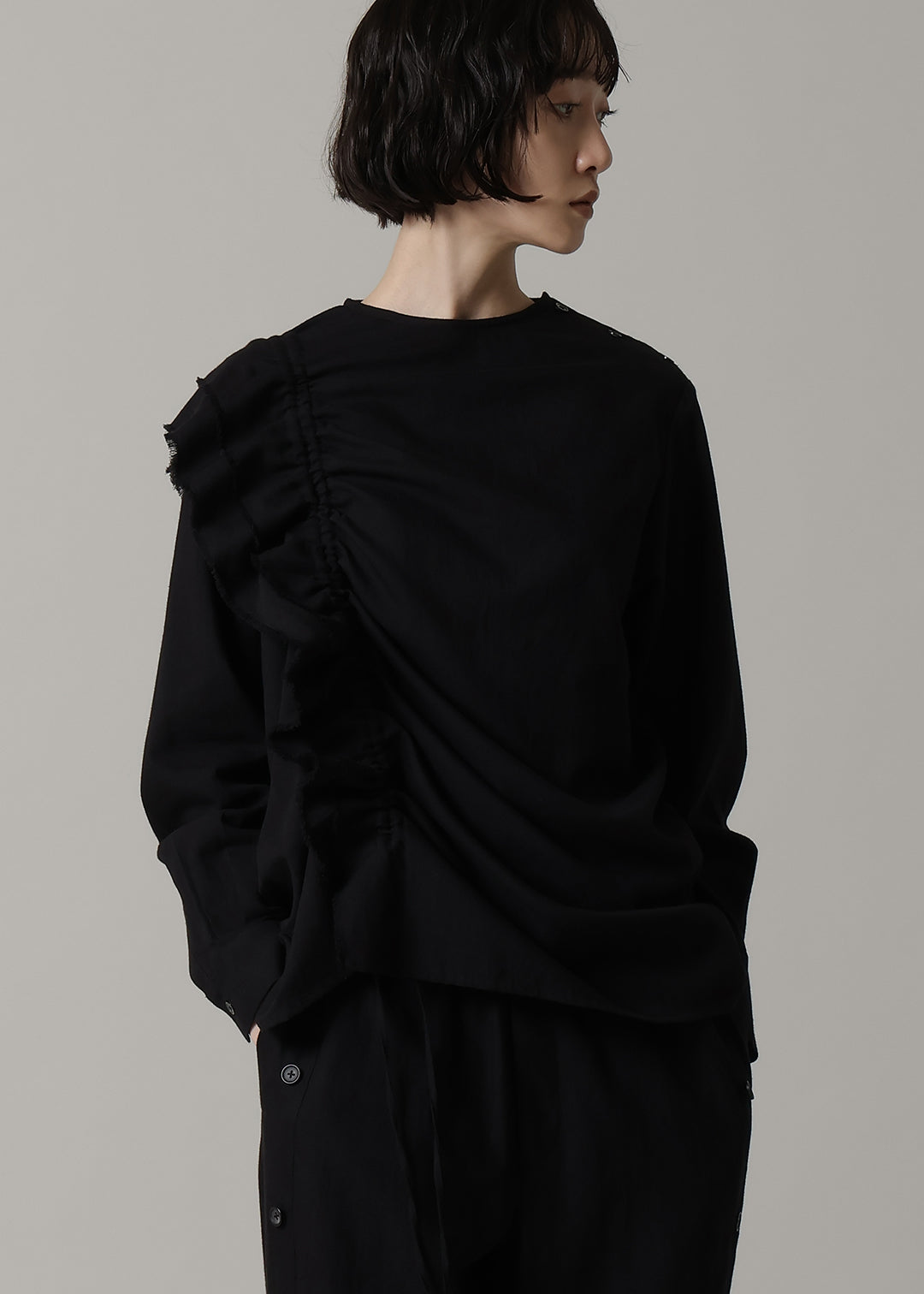 Rhythm Gather Frill SH 150tw Khadi