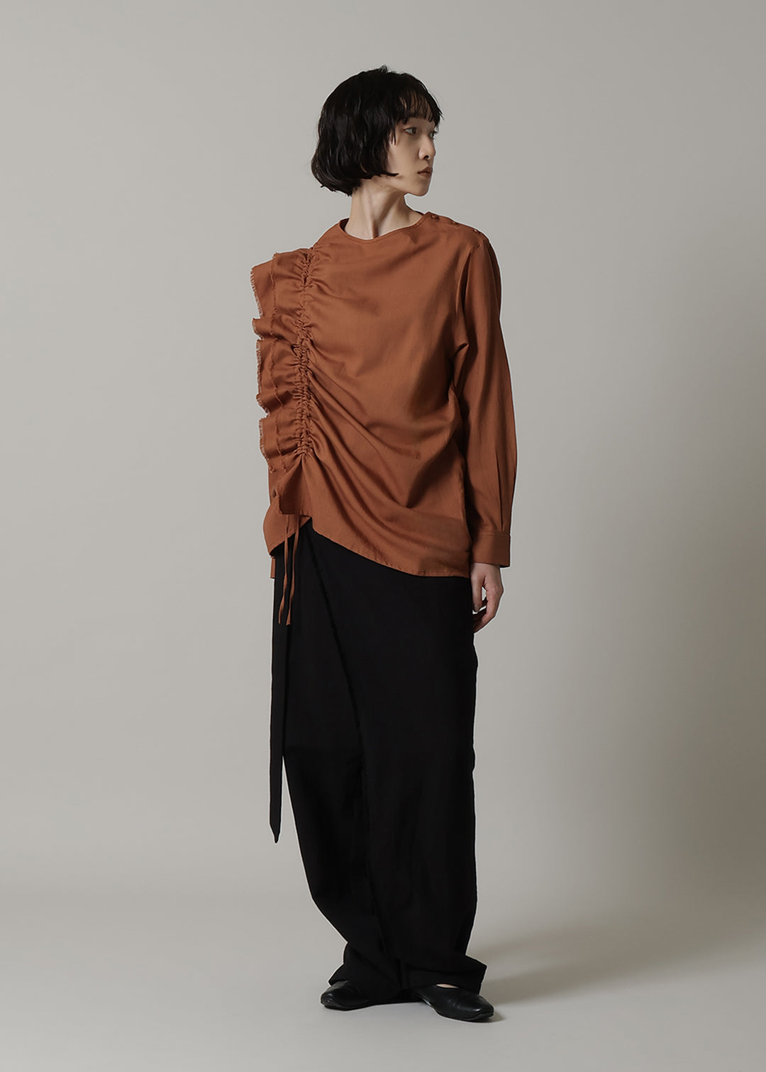 Rhythm Gather Frill SH 150tw Khadi