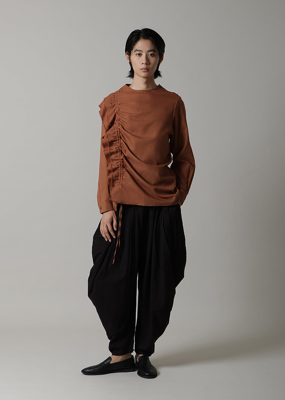 Rhythm Gather Frill SH 150tw Khadi