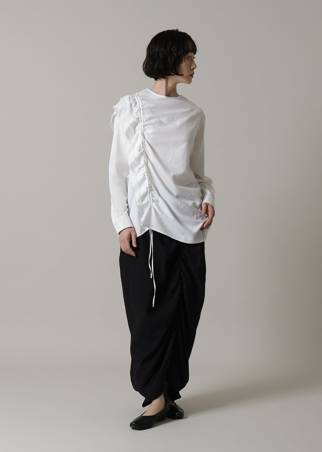 Rhythm Gather Frill SH 150tw Khadi