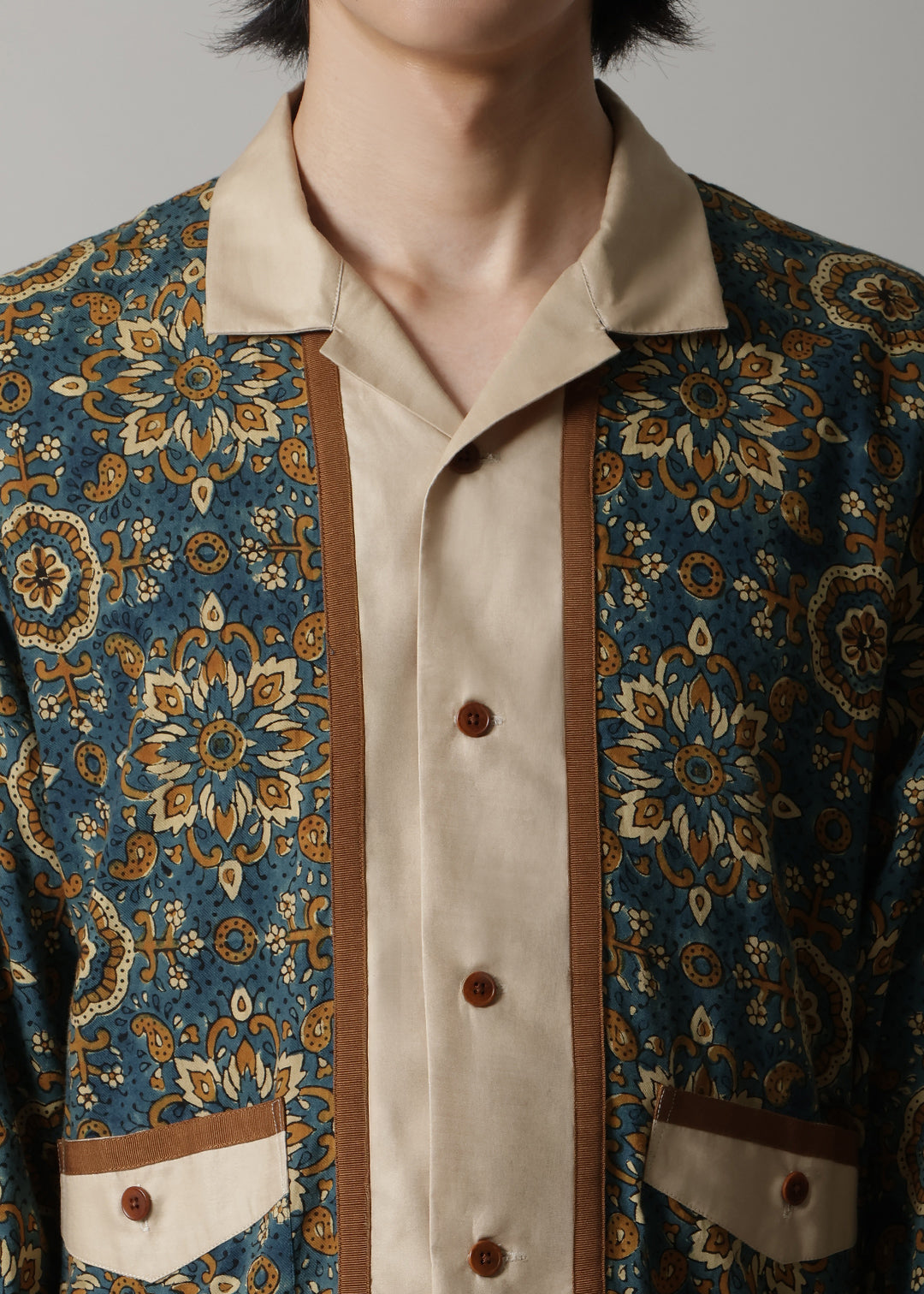 Xing Shirt Block Print (paisley)