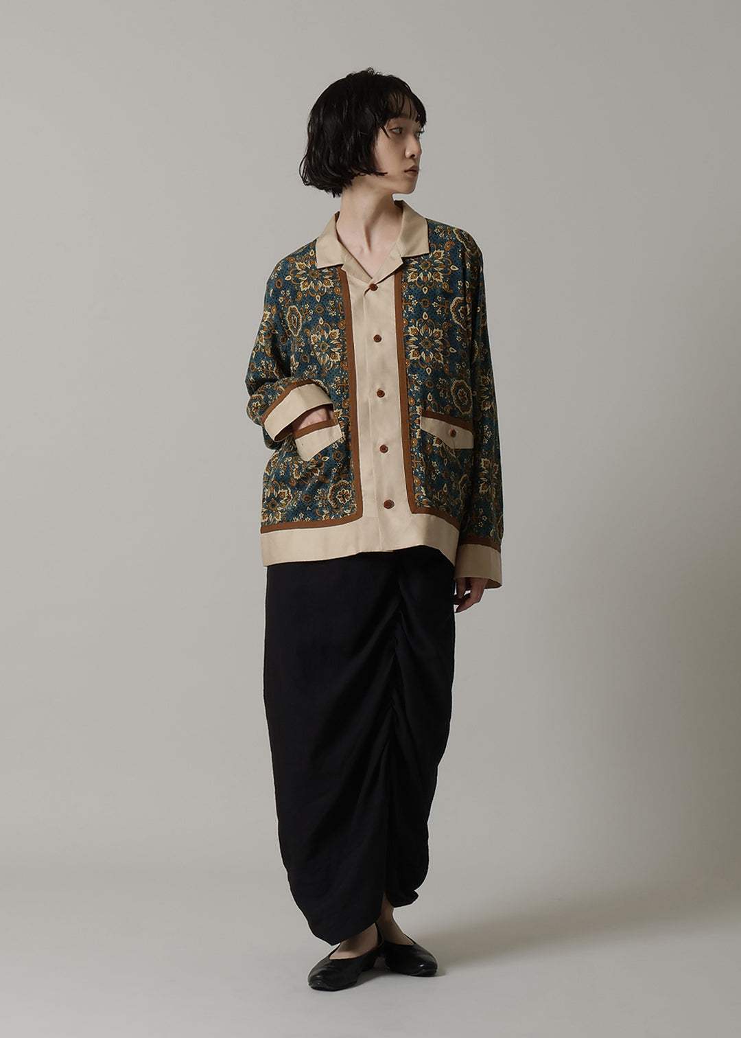 Xing Shirt Block Print (paisley)