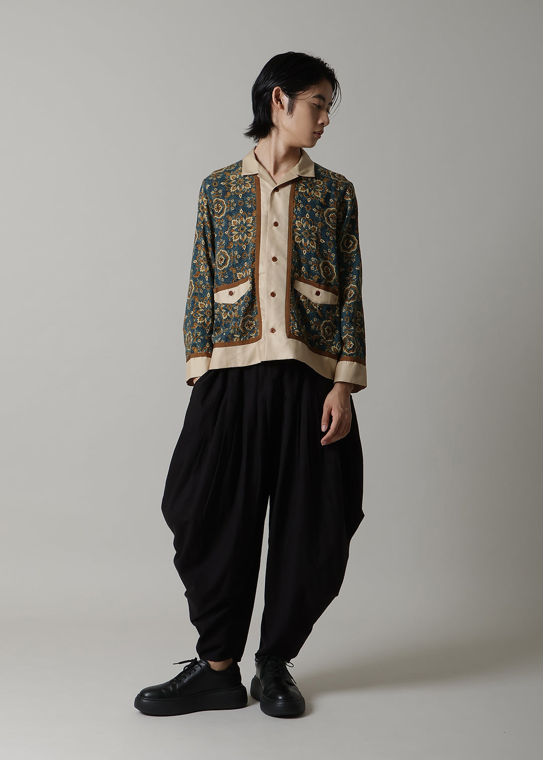 Xing Shirt Block Print (paisley)