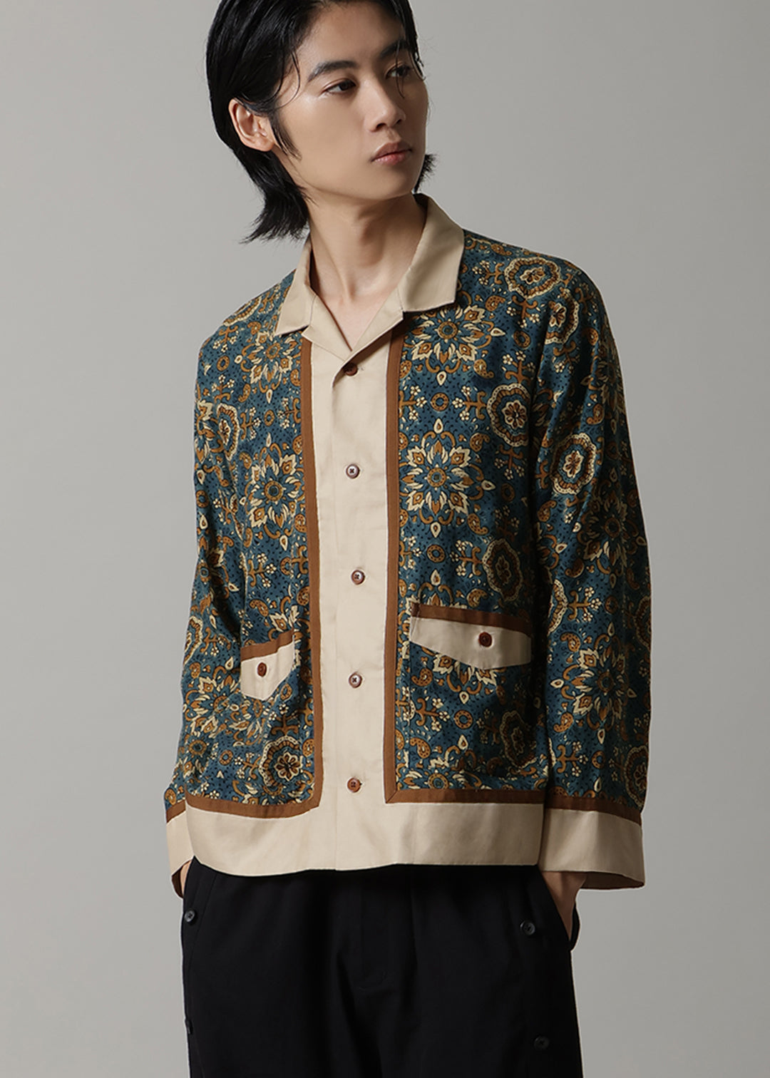 Xing Shirt Block Print (paisley)