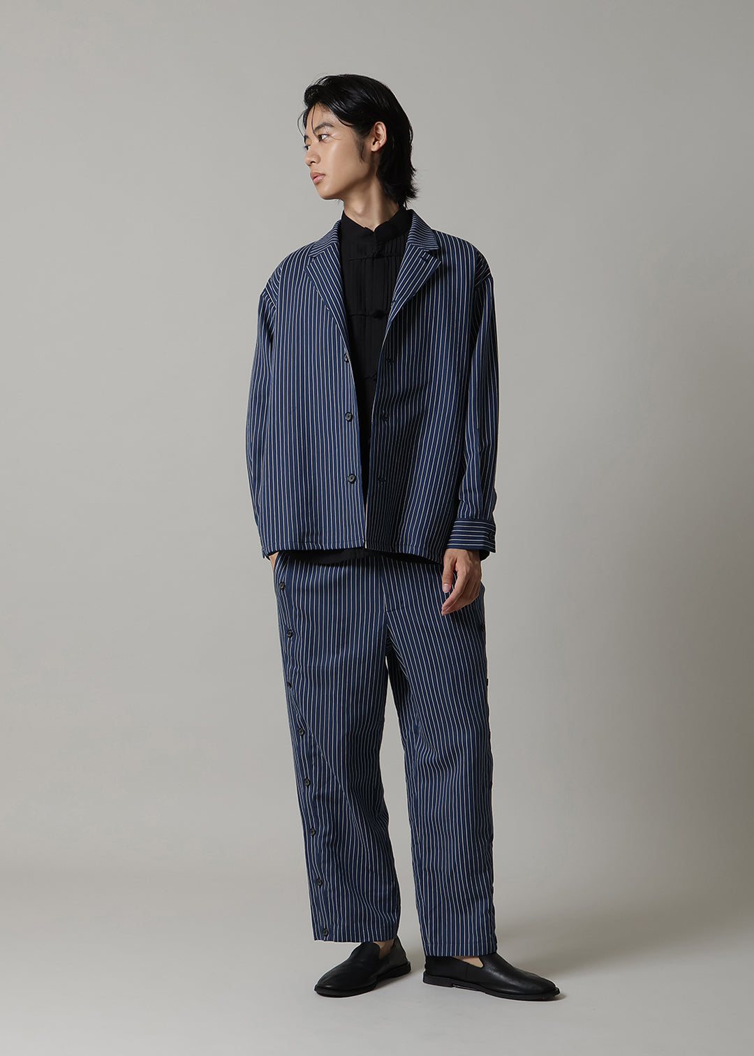 Kaname Multi SH Jacket L/C stripe