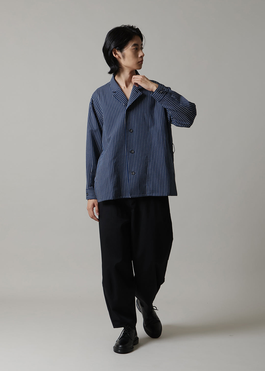 Kaname Multi SH Jacket L/C stripe