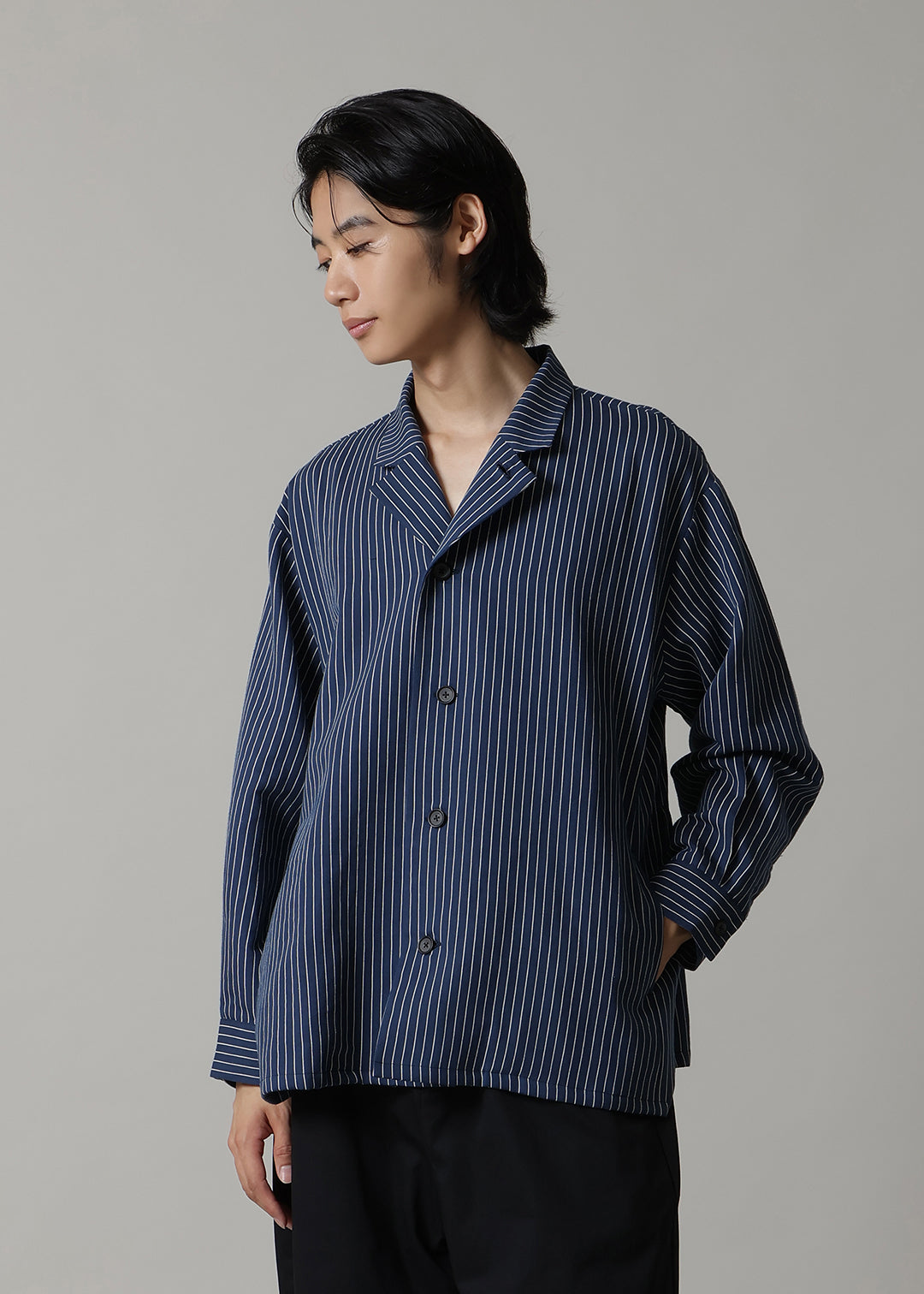 Kaname Multi SH Jacket L/C stripe